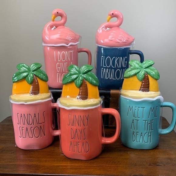 Last 1 • RAE DUNN • “On Island Time” Mug Set - Picture 12 of 13